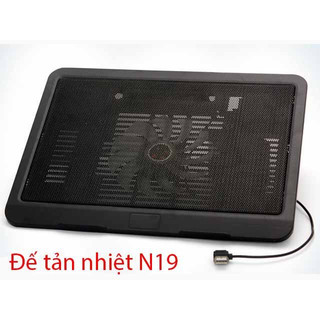 Đế tản nhiệt cho laptop Colling Pad N19 làm mát máy tính kèm ảnh thật