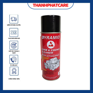 Chai Xịt chế hòa khí , Bình xăng con ,vệ sinh kim phun, DYRAMID 450ml