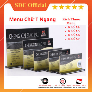 ( Chuyên sỉ số lượng lớn ) Bảng Menu Mica Để Bàn A4 - A5 - A6 -A7 - Bảng Quét Mã QR - Standee Mica