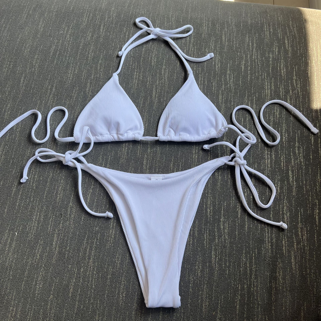 Bikini 2 mảnh thun tăm basic