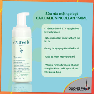 CAUDALIE Mousse rửa mặt tạo bọt 150ml