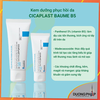 Kem dưỡng giảm thâm dịu da Cicaplast Baume B5 40ml