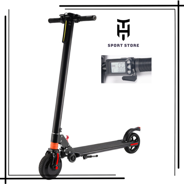 Xe Scooter điện gấp gọn tốc độ di chuyển 25km - Sạc 1 lần đi được 10,15km Bảo hành 2 năm - Dáng thể thao, năng động