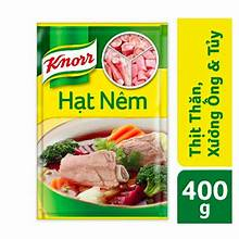 Hạt nêm thịt thăn, xương ống, tủy Knorr gói 400g