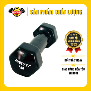 Tạ tay cao su 1kg  Reefit (1 cái) (PHUCTHANHSPORT)