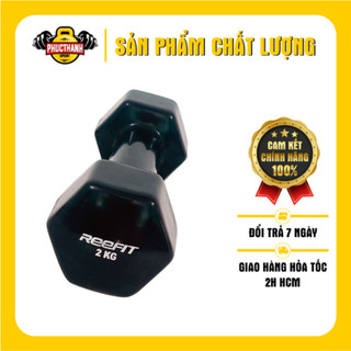 Tạ tay cao su siêu bền 2kg  Reefit (1 cái) (PHUCTHANHSPORT)