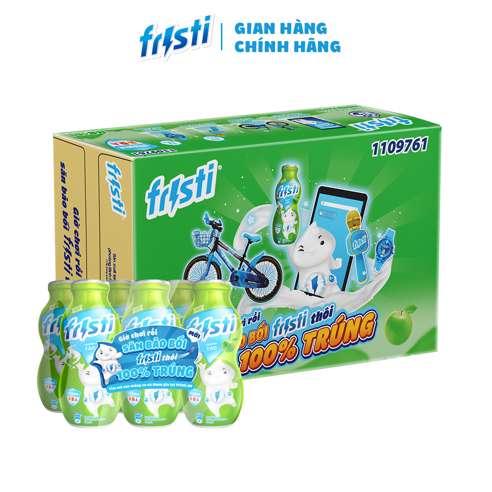 Thùng Sữa Chua Uống Fristi Hương Táo 48x80ml