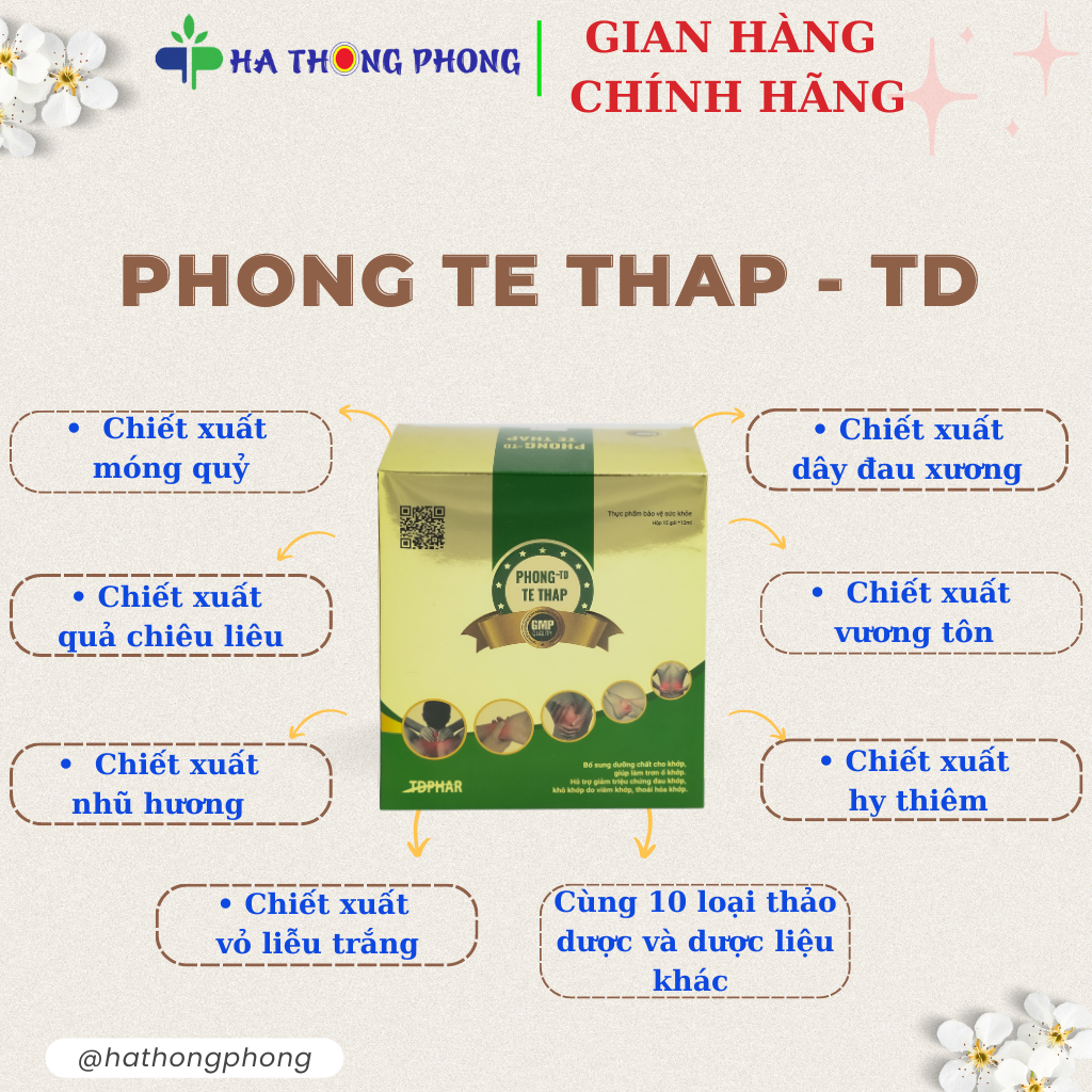 PHONG TÊ THẤP TD -  MÓN QUÀ QUÝ GIÁ CHO XƯƠNG KHỚP TUỔI GIÀ