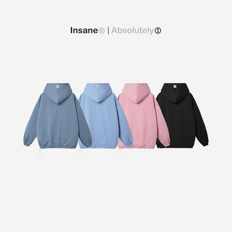 Áo Hoodie INSANE l U.S.I Thêu Xù Hoodie