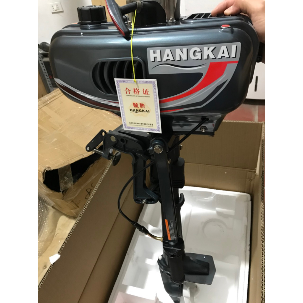 Máy xăng đẩy xuồng hơi, động cơ cho tàu thuyền giá tốt, tiết kiệm nhiên liệu, máy khoẻ chạy êm