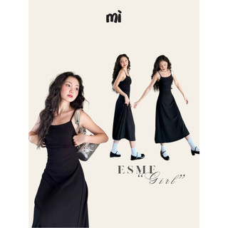 ĐẦM HAI DÂY DÁNG DÀI - ESME DRESS