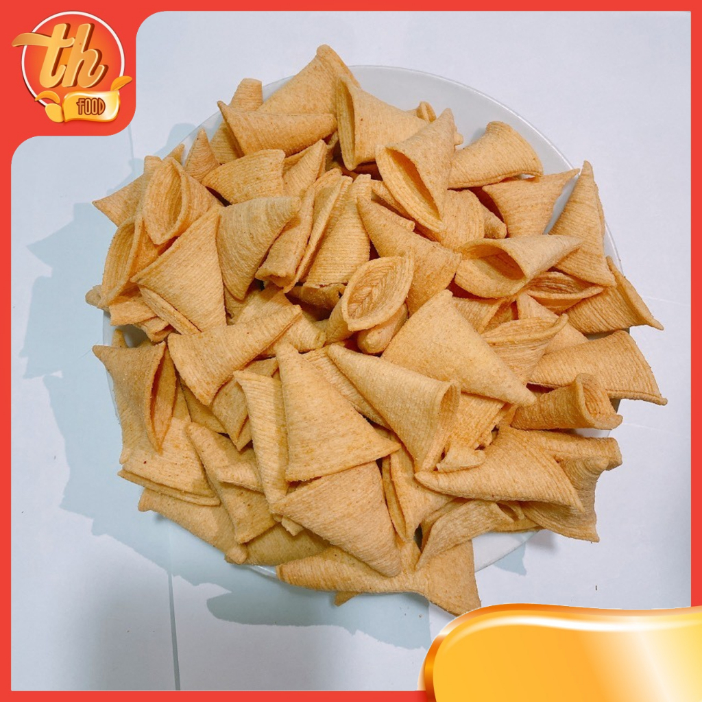 500G Snack Nón Tam Giác, Bim Bim Tam Giác Giòn Tan Thơm Ngon