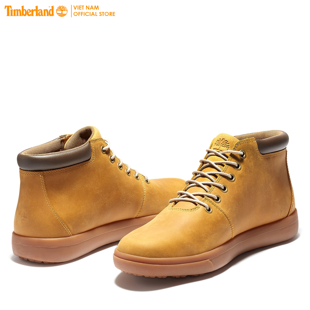 [Original] Timberland Giày Nam Boot Cổ Trung Ashwood Park Waterproof Leather Chukka Wheat Full Grain TB0A2DSC24