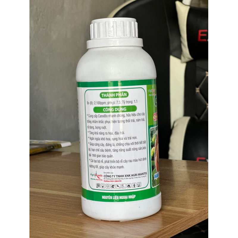 Canxi bo chống rụng trái dừa, chai 500ml phun 10 bình 20-25 lít