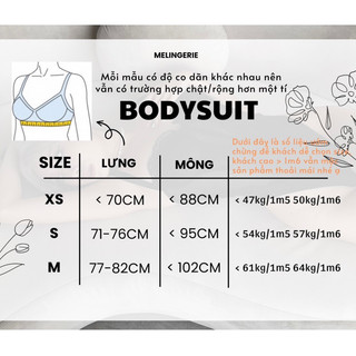 Bộ bodysuit B21 MELINGERIE