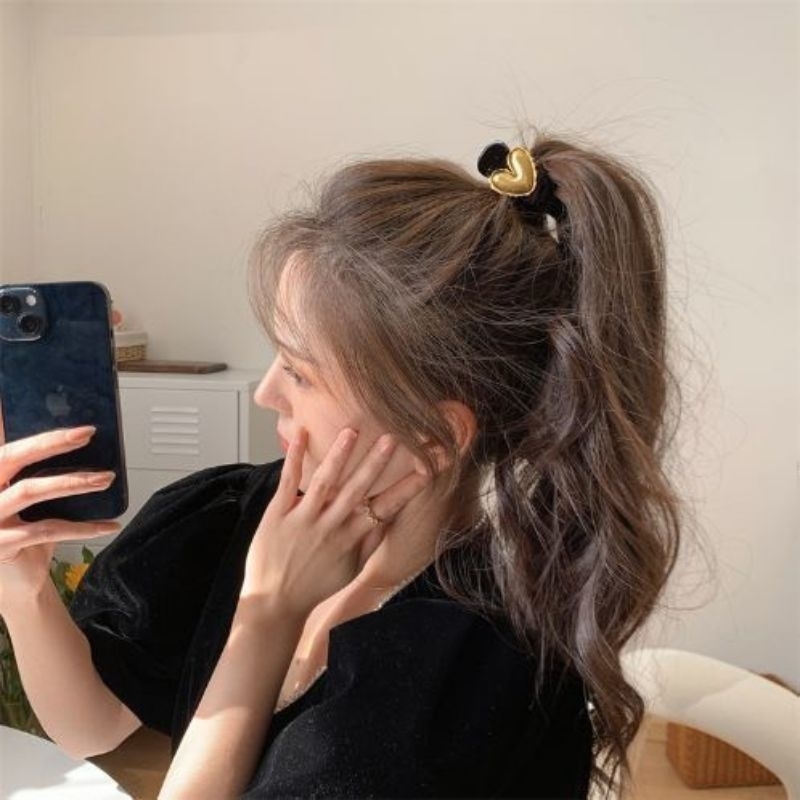 Kẹp Càng Cua Gắp Tóc Tim Vàng - KEP1590 - BCorner