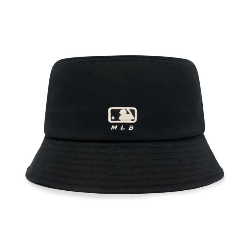 Mũ bucket M.L.B logo thêu chữ vải cotton dày dặn, Nón bucket MOS CAP phong cách unisex dành cho nam nữ