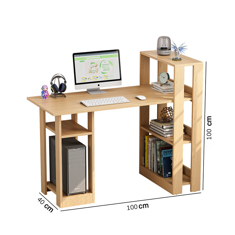 Bàn Học Chữ L Bàn Làm Việc Có Kệ Sách Đa Năng Tiện Lợi Thông Minh 3 Tầng Phong Cách Hiện Đại Sang Trọng Tinh Tế | BigBuy360 - bigbuy360.vn