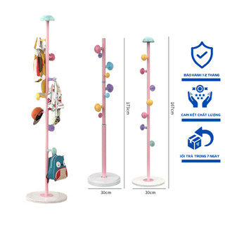 Cây Treo Đồ Giá treo Quần Áo bằng sắt sơn tĩnh điện decor phòng ngủ hình cây hình cây nấm nhiều màu sắc