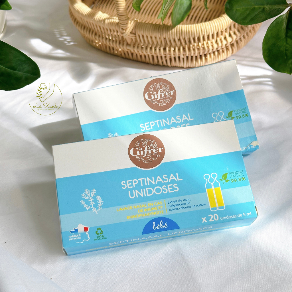 Nước muối sinh lý cho trẻ từ sơ sinh và người lớn Gifrer nội địa Pháp