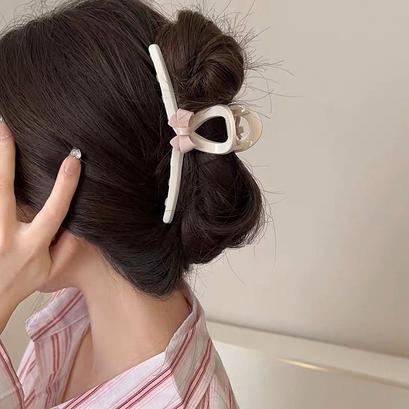 Kẹp Nhựa Gắp Tóc Đính Nơ Dễ Thương - KEP1593 - BCorner