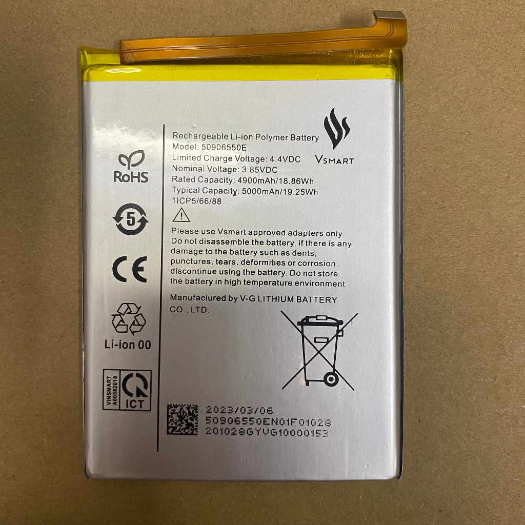 Pin zin Vsmart Star 5  loại AA