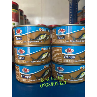 Cá ngừ cắt khúc ngâm dầu 115/175g - đồ hộp hạ long. cá ngừ ngâm dầu hạ long. cá ngừ ngâm dầu tuna