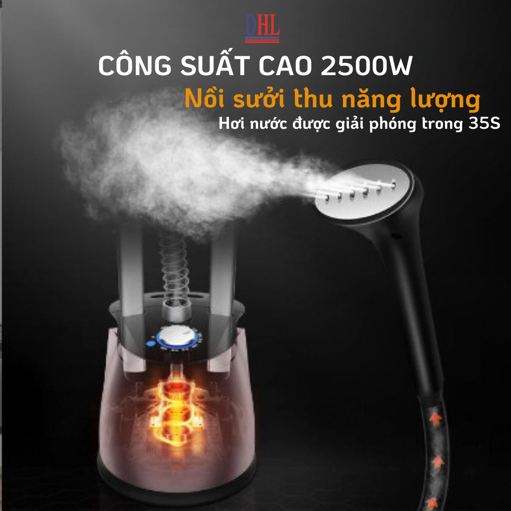 Bàn ủi hơi nước đứng Mitomo GC-899 Max, công suất 2500W, BH 3 năm