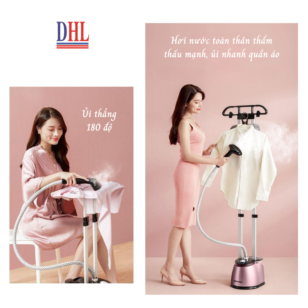 Bàn là hơi nước đứng cao cấp Mitomo GC-899 Max, công suất 2500W, BH 3 năm