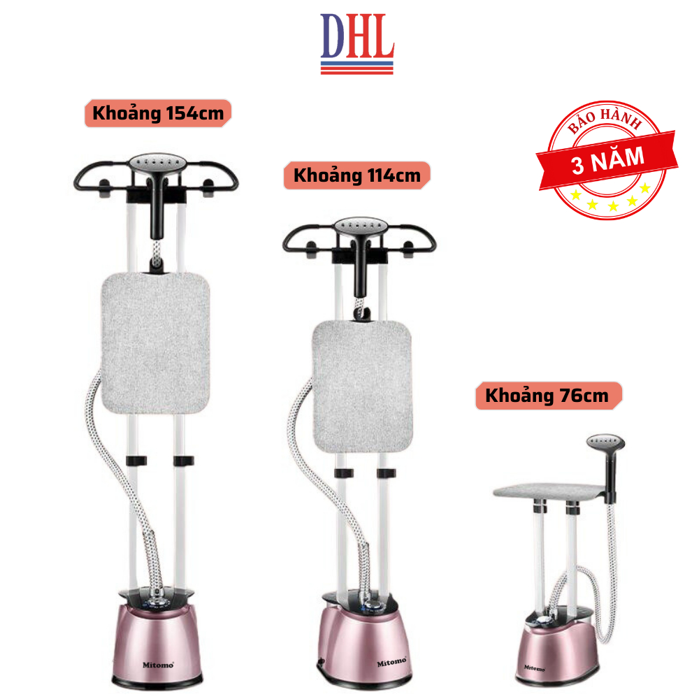 Bàn là hơi nước đứng cao cấp Mitomo GC-899 Max, công suất 2500W, BH 3 năm