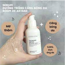 Serum Dưỡng Trắng Căng Bóng Da Boom De Ah Dah Niacinamide 10% + Arbutin 2% Ampoule 50ml
