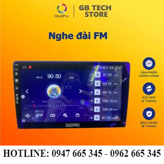 Màn hình android cho ô tô OLEDPRO A5 Ram 2G Rom 32G 8 nhân, có quạt tản nhiệt. Bảo hành chính hãng 18 tháng