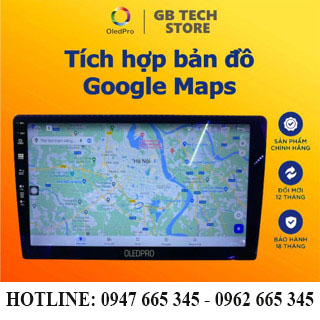 Màn hình android cho ô tô OLEDPRO A5 Ram 2G Rom 32G 8 nhân, có quạt tản nhiệt. Bảo hành chính hãng 18 tháng