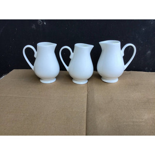 Freeship Max Combo 3 Bình Rót- bình rót sữa sứ trắng, bình rót sữa đặc mật ong sứ cao cấp,bình rót sữa 35ml,140ml, 200ml