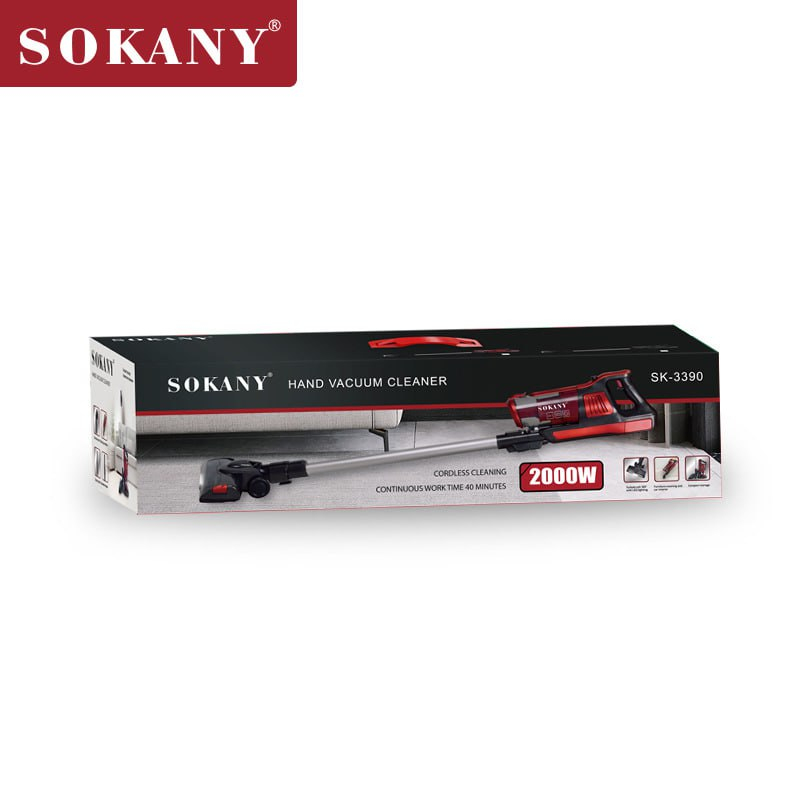 Máy hút bụi cầm tay SOKANY SẠC PIN KHÔNG DÂY 2000W hút cực sạch sàn, thảm, đệm, sofa, ô tô và mọi ngóc ngách trong nhà