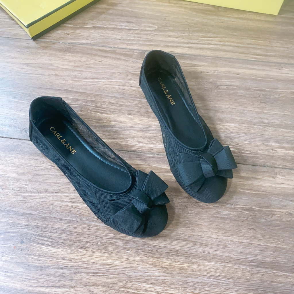 Giày hài bệt nữ chất lưới mũi tròn cute êm chân mã K86