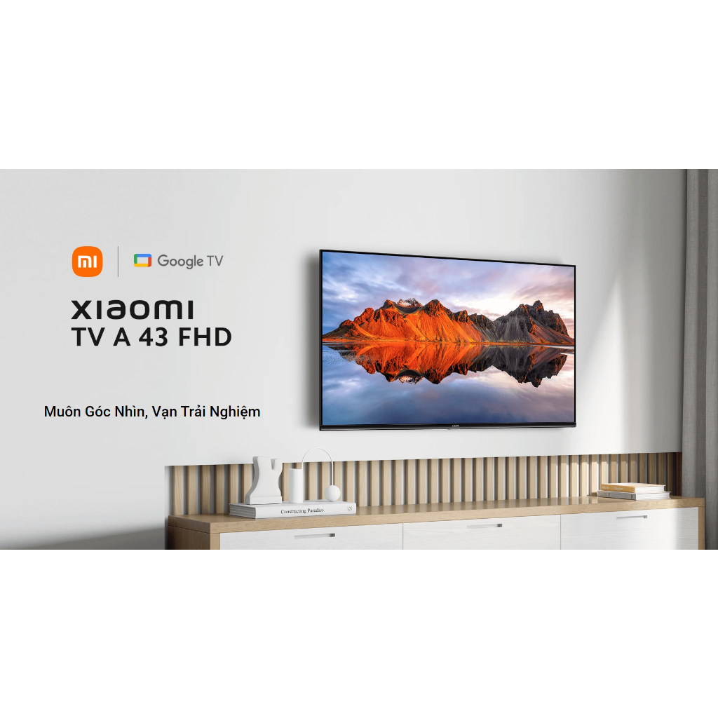 New 2023 Tivi Xiaomi A 43inch Hệ điều hành Google TV, Độ phân giải Full HD - Bảo hành 2 năm