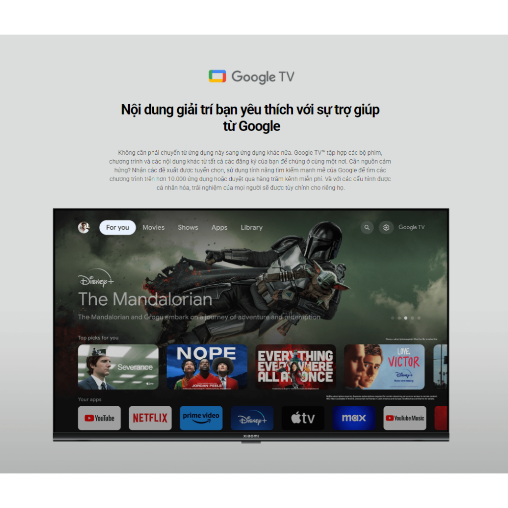 New 2023 Tivi Xiaomi A 43inch Hệ điều hành Google TV, Độ phân giải Full HD - Bảo hành 2 năm