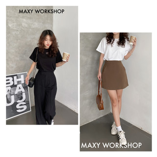 Áo thun nữ cổ tròn Basic Tee Maxy Workshop