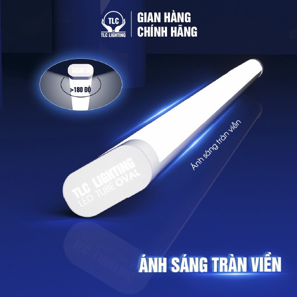 Đèn Tuýp LED 1.2m Oval TLC LIGHTING