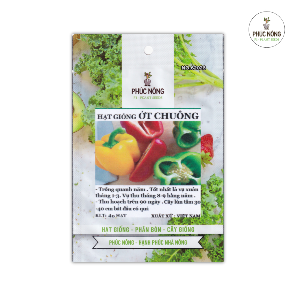 40 hạt - (Hỏa tốc) Hạt giống Cây Ớt Chuông