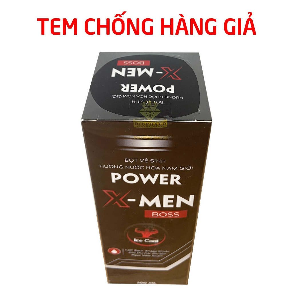 Bọt vệ sinh nam hương nước hoa Power X Men Boss giúp làm sạch, khử mùi, kháng khuẩn - Chai 100ml