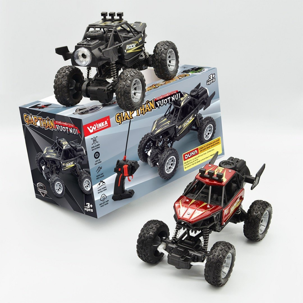 Đồ Chơi Duka: Xe Điều Khiển Từ Xa - Giáp Thần Vượt Núi DK81196 - Minh Long Books