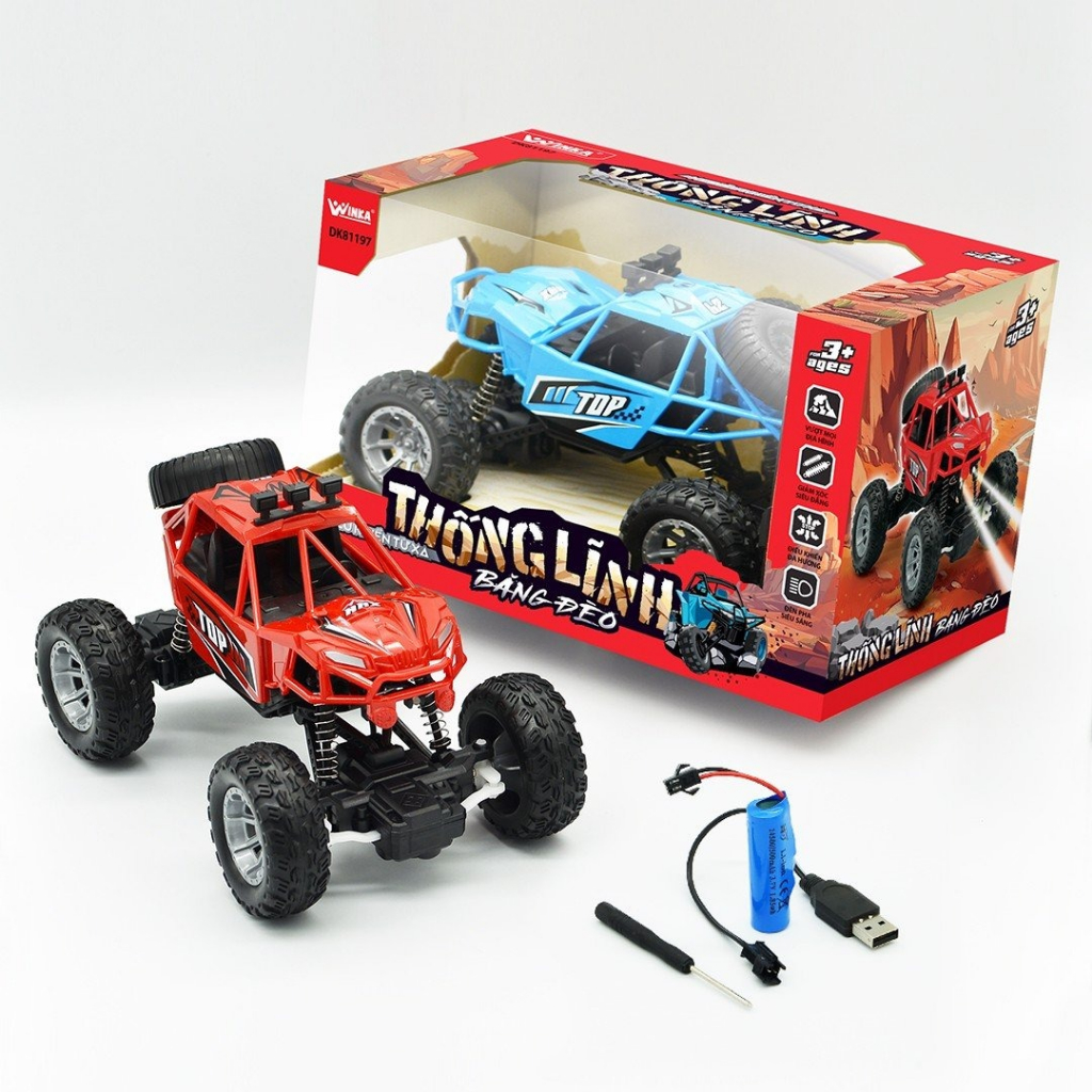 "Đồ Chơi Duka: Xe Điều Khiển Từ Xa - Thống Lĩnh Băng Đèo DK81197 - Minh Long Books
