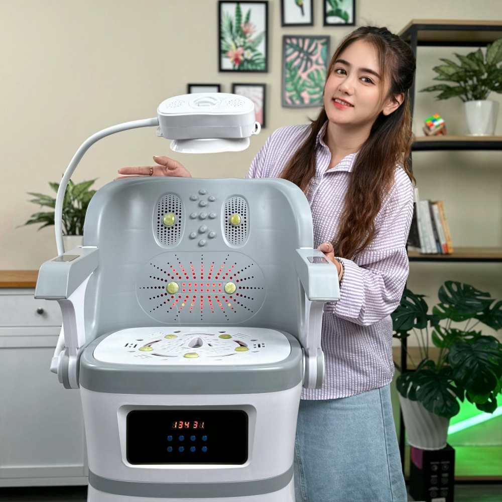 Combo Chăm Sóc Sức Khoẻ Máy Hơ Xông Ngải Cứu Darlev DLS301 Và Máy Massage Ngâm Chân Nevato NVFA405