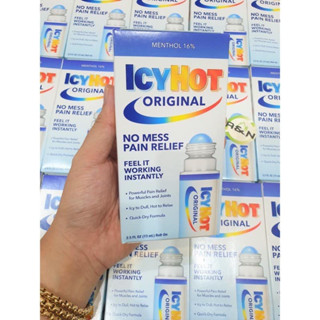 DẦU NÓNG DẠNG LĂN ICYHOT NO-MESS PAIN RELIEF của mỹ 73ml