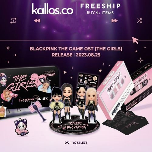 Thẻ Trò Chơi BLACKPINK The Game Coupon Card, OST THE GIRLS Stella, Reve Ver Kpop - Kallos Vietnam