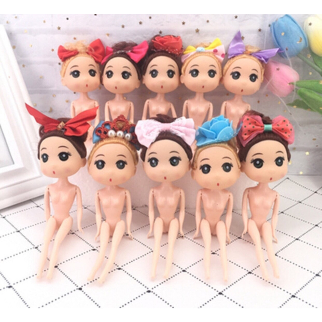 - Búp bê chi bi 18cm bắt kem -Trang trí bánh sinh nhật bánh kem