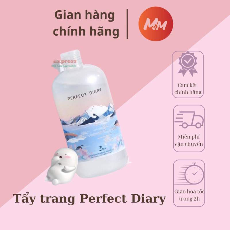 TẨY TRANG PERFECT DIARY AMINO ACID làm sạch sâu BẢN GIỚI HẠN/ BẢN THƯỜNG 500ML