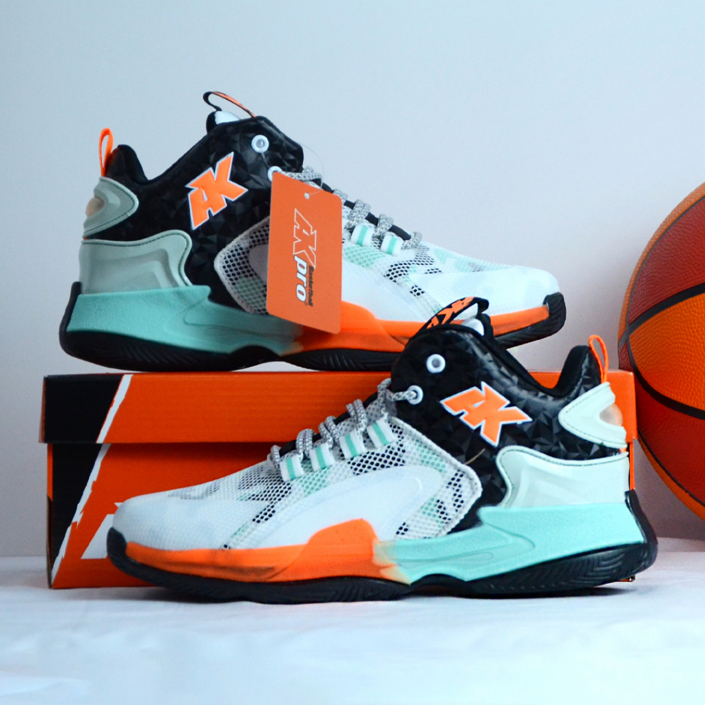 Giày Bóng rổ AKpro AS023 màu Trắng - Chính hãng